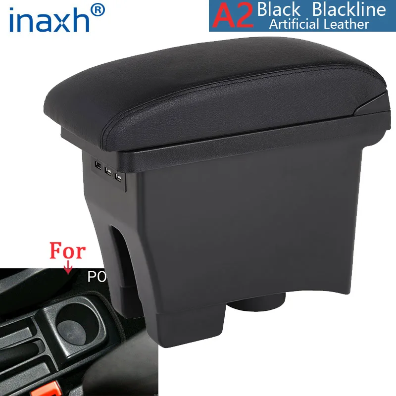 For Volkswagen POLO Armrest 2012-2018 New For VW POLO Mk5 6R Vento Car Armrest Box Center Storage Box Car Accessories Retrofit image 3