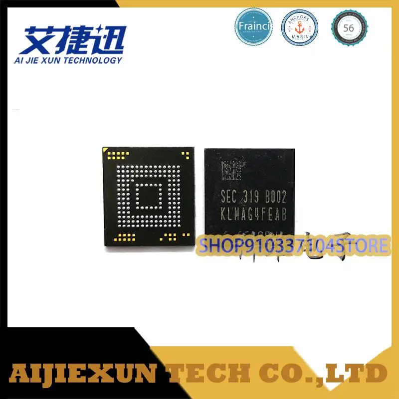 

2pcs/lot KLMAG4FEAB-B002 16G ICmemory IC chips new and origianl