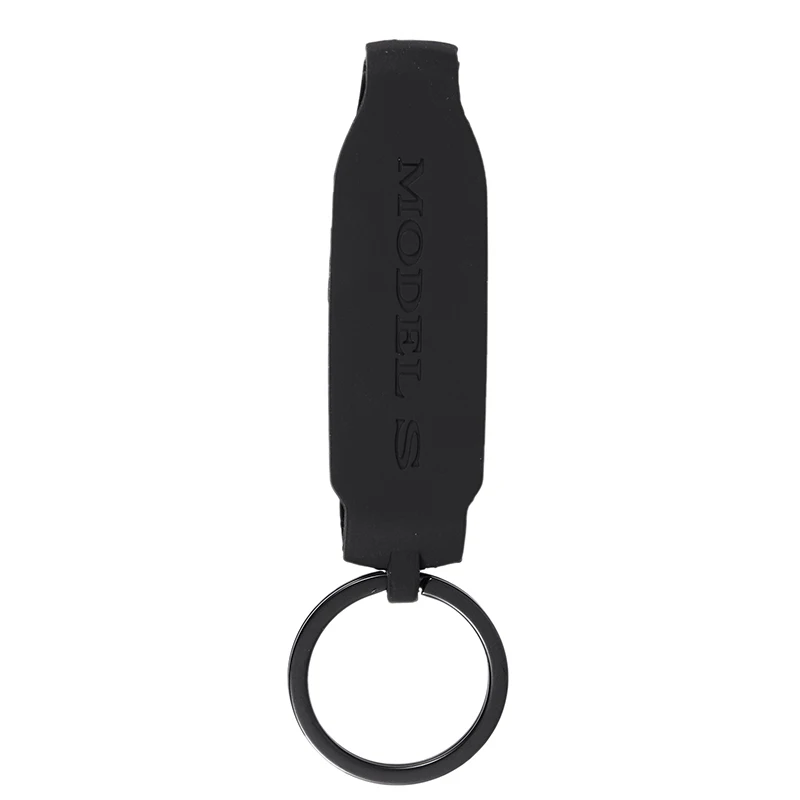 Funda para llavero de coche Tesla modelo S, carcasa protectora de silicona, soporte para accesorios Tesla S (modelo S)