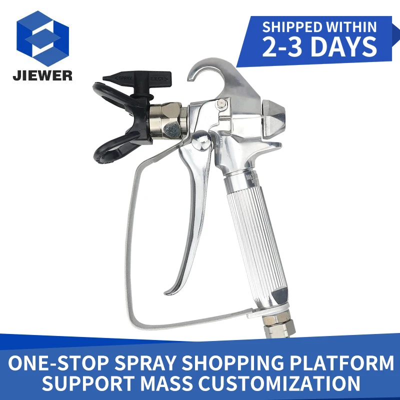 3600PSI High Pressure Airless Spray Gun With 517 Nozzle Tip and Tip Guard For Electric Painting Spraying