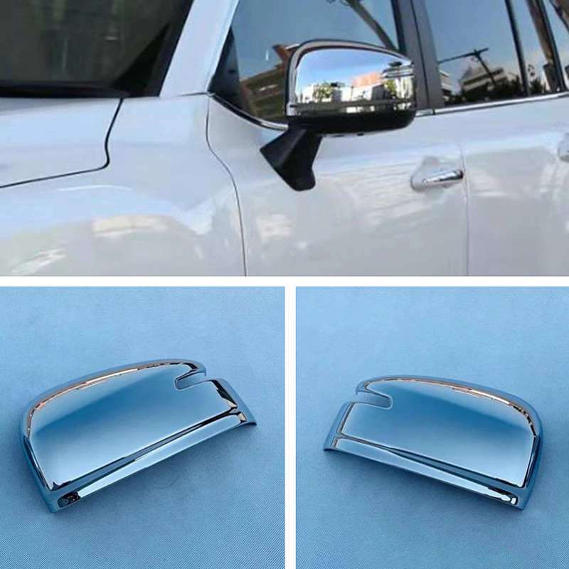 

Car Exterior Shiny Styling For Toyota Land Cruiser 300 LC300 2022 ABS Chrome Side Door Rear-View Side Mirror Cover Accessories