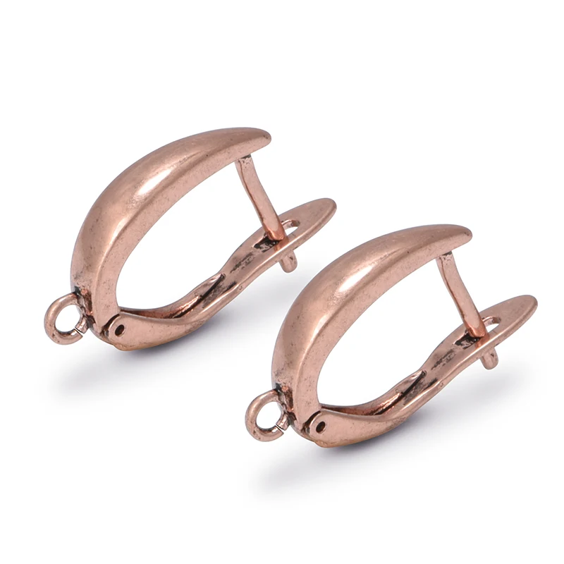 1 Piar Antique Bronze/Red Bronze Earrings Hooks Clasps for DIY Woman Handmade Jewelry Making Accessories