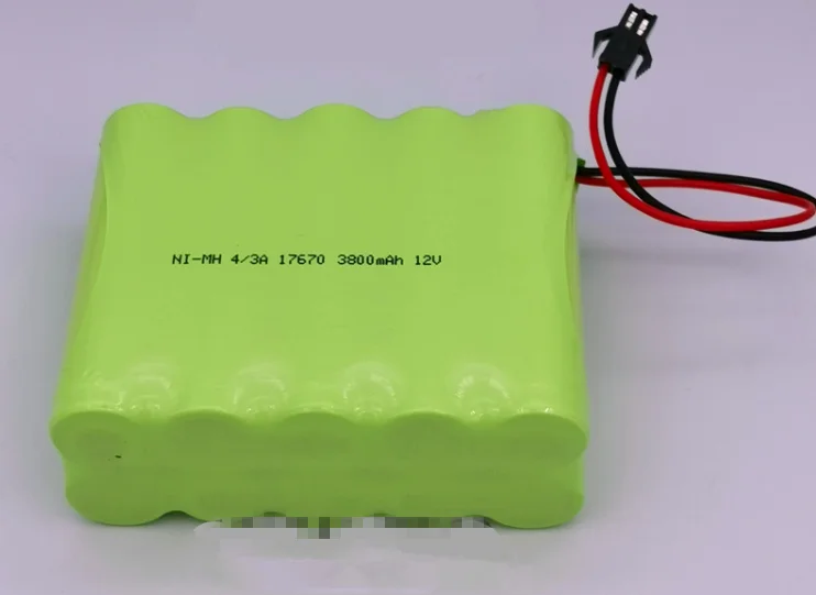 12V 3800Mah 3.8Ah Ni-mh Rechargeable Battery Pack 17670 4/3A Injection Pump Battery