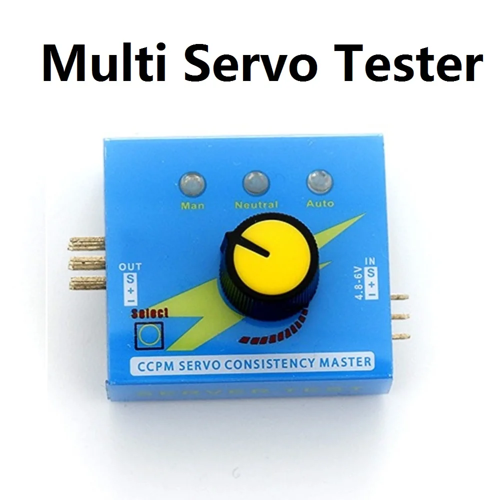 Multi Tester serwomechanizmu 3CH ECS spójność regulator prędkości kanał mocy miernik CCPM mistrz Checker RC Dron części śmigłowca RC Hobby