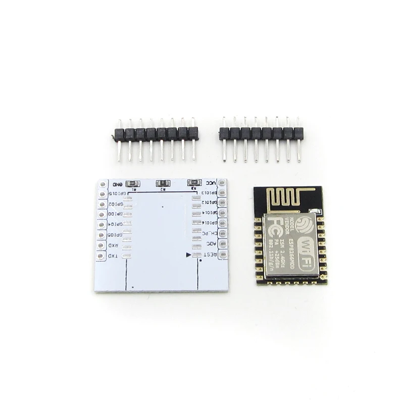 ESP8266 ESP-12E Wireless WIFI Module 3.3V With Extra 6 IO SPI Compatible for Arduino With IO Adapter Plate Expansion diy