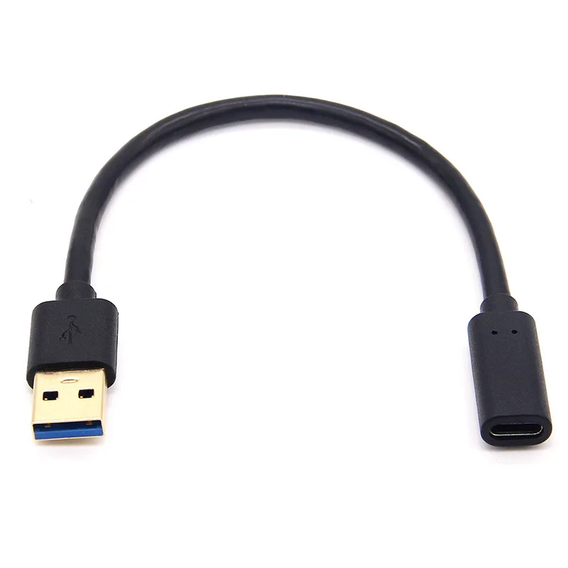 USB3.0 Type-A Male to USB3.1 Type-C Female USB 3.1 Type C Connector Converter Adapter For all Type C Male Device 0.15m