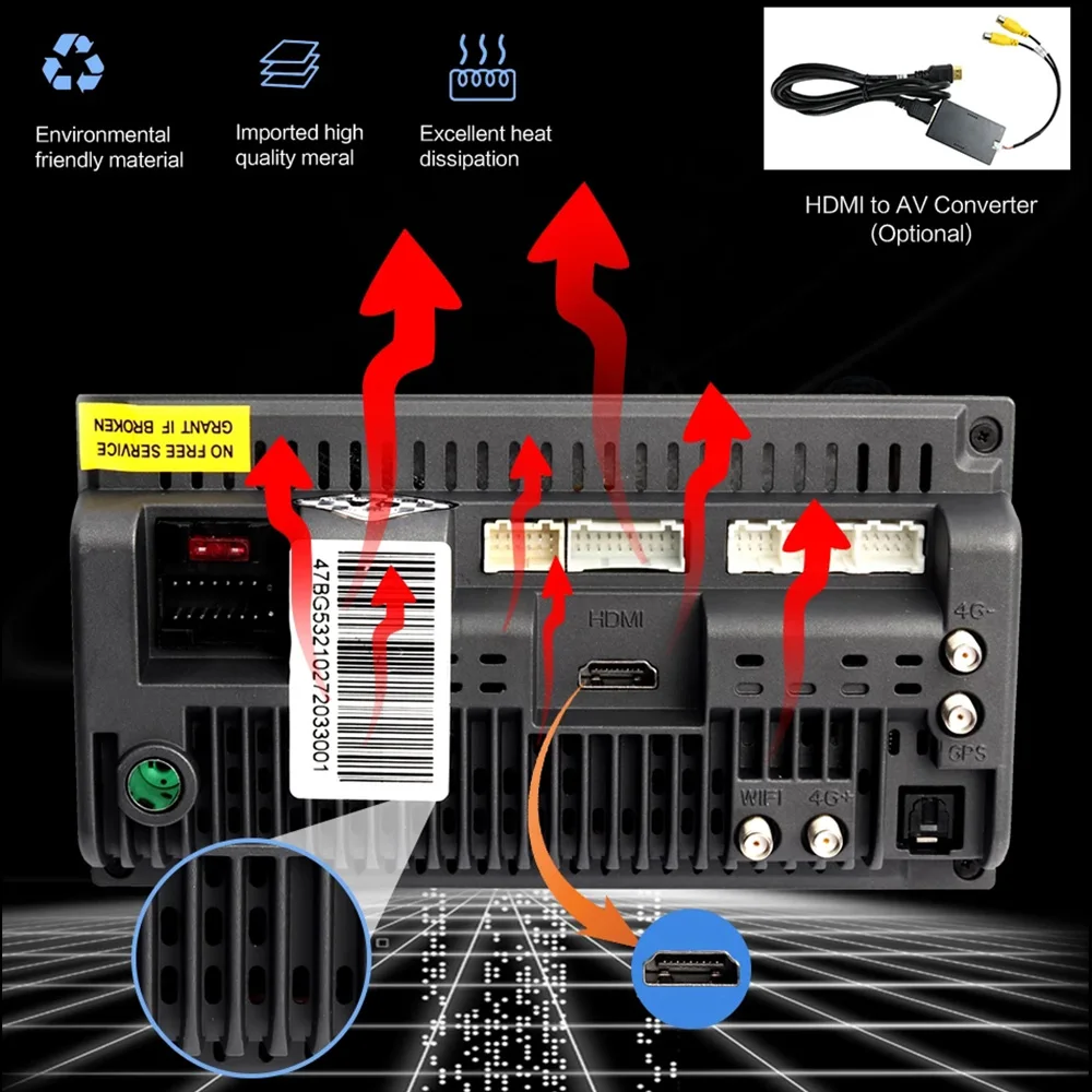 Eunavi 2 din Android 10 universal Car Radio stereo gps Navigation 2din headunit 1024*600 HD touch screen multimedia 7 inch RDS