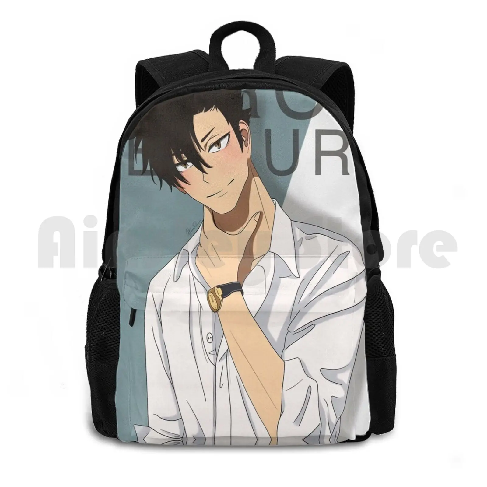 

Kuroo Открытый походный рюкзак Водонепроницаемый кемпинг Путешествия Fanart Haikyuu Аниме