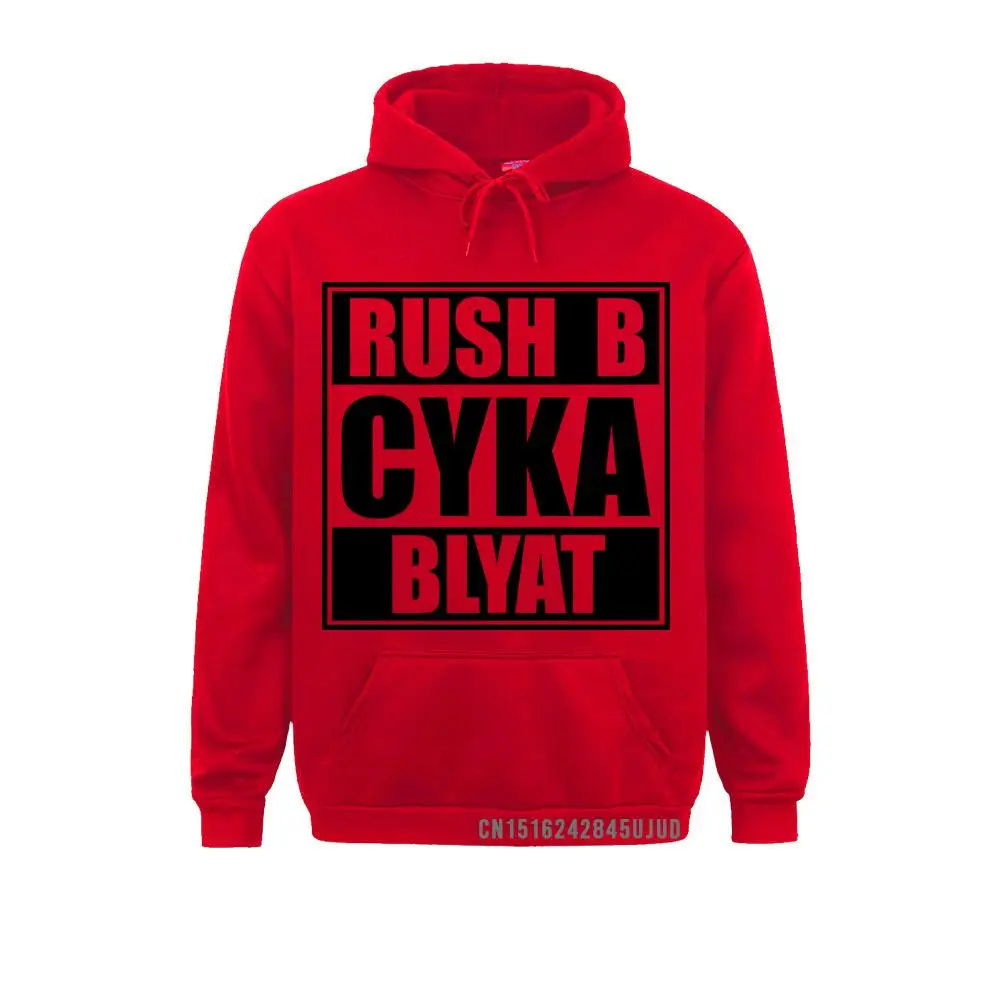 Men's Sweatshirt Russian Gamer Cyka Blyat Rush B Cs Go Funny Artsy Mens Sportswear Hip Hop Streetwear New Arrival Male Clothes