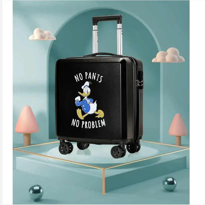 Nieuwe 18 Inch Cartoon Leuke Kids Rolling Pc Bagage Trolley Koffer Wachtwoord Lock Boarding Cabine Voor Jongens En Meisjes Gratis verzending