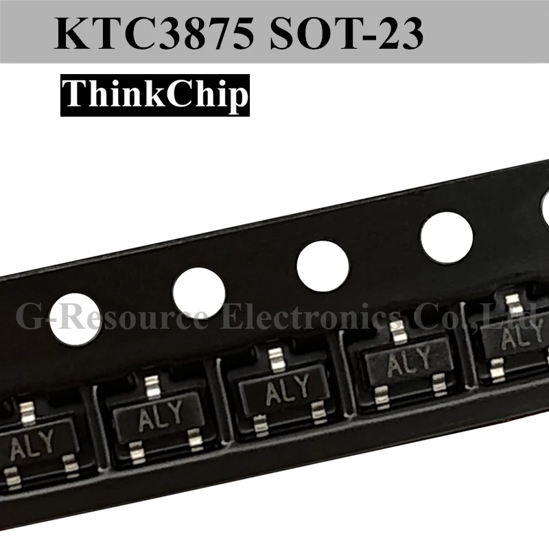 (100 uds) KTC3875 SOT-23 2SC3875 SMD triodo de cristal (marcado ALY) componentes electrónicos