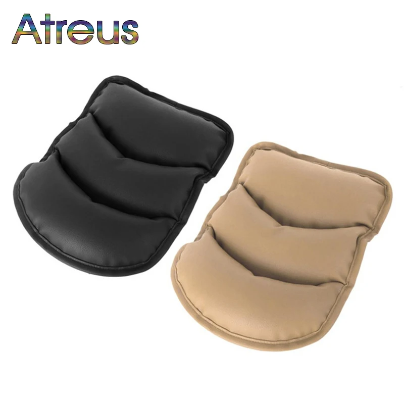 Atreus Soft PU Car Armrests Seat Cover Arm Rest Pad For Dacia Duster Ford Focus 3 VW Polo Golf 4 7 5 6 Mk4 Jetta MK6 Tiguan 2017