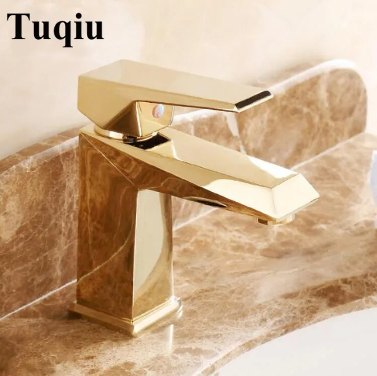 

Vidric Free Shipping Euro Rose Gold finish Luxury Bathroom Basin Faucet small Single Handle with diamond Vanity Sink Mixer water