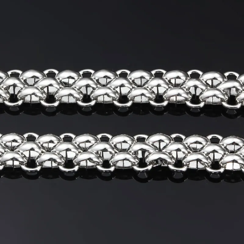 Big Stainless Steel Chain For Jewelry Making Heavy Chunky Necklace Bracelets Bangle Punk DIY Charm Handmade Supplies Wholesale