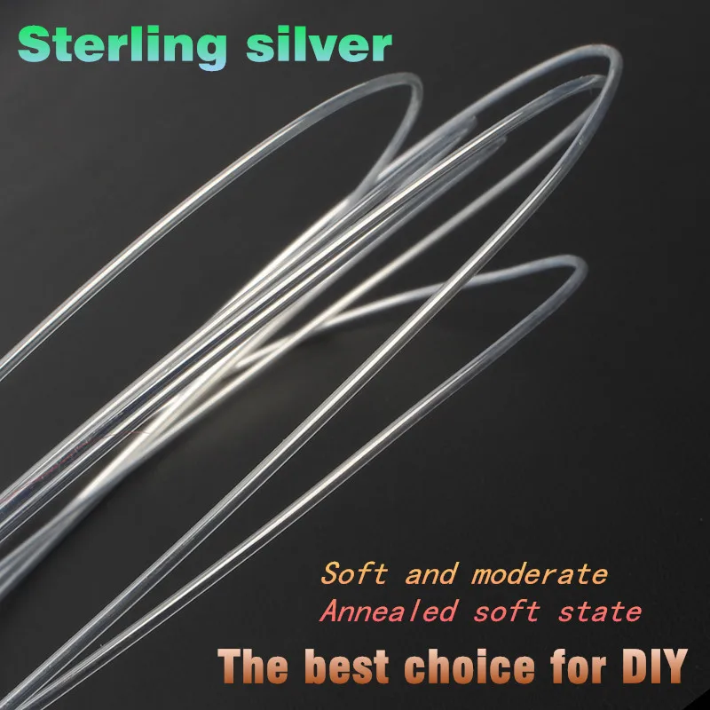 0,62 mm/0,8 mm/1,3 mm/1,5 mm Hochreines sauerstofffreies reines Silber verstreut DIY-HiFi-Audiosignal Großkabel verstreute Leitung