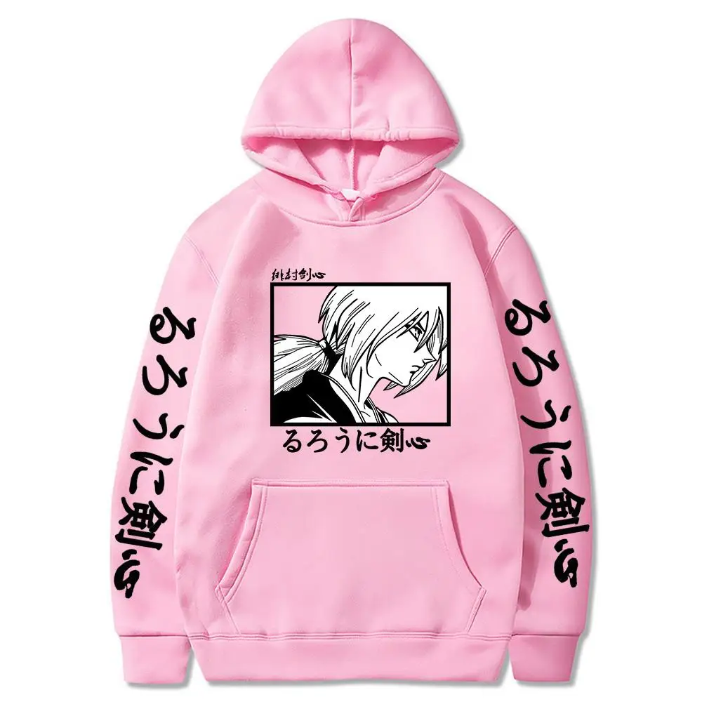 2021 New Arrival rurouni kenshin Merch Hoodies Sweatshirt Anime Women/men Slim Harajuku Printed Fashion Pullover