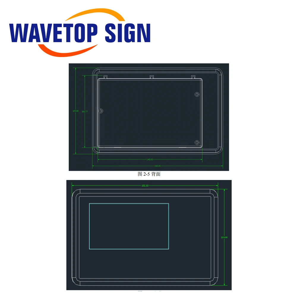 WaveTopSign WT-B2 Co2 레이저 컨트롤러 시스템, 더블 헤드 비동기 레이저 조각 절단기용