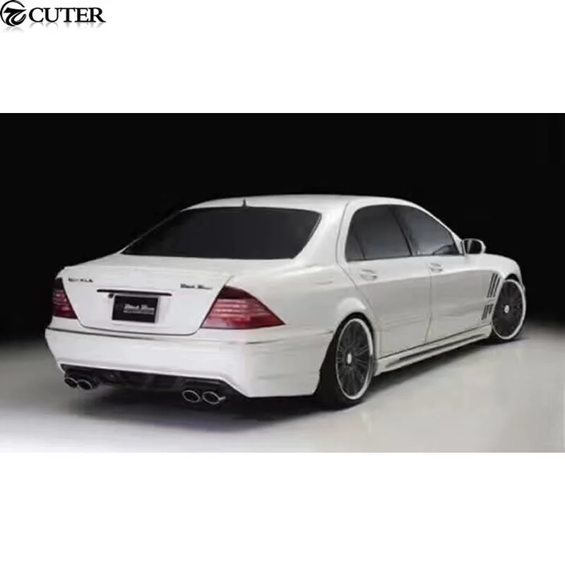 W220 S320 S350 Car Body Kit Frp Unpainted Front Rear Bumper Side Skirts for Mercedes Benz W220 S500 Wald Body Kit 01-05