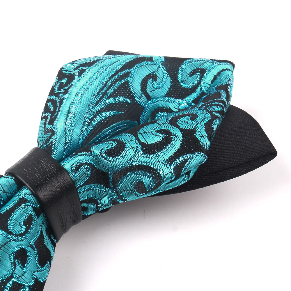 New Pointed Men Bow Tie Classic Bowtie For Men Business Wedding Adult  Bowties Butterfly Suits Cravats Jacquard Woven Bowties