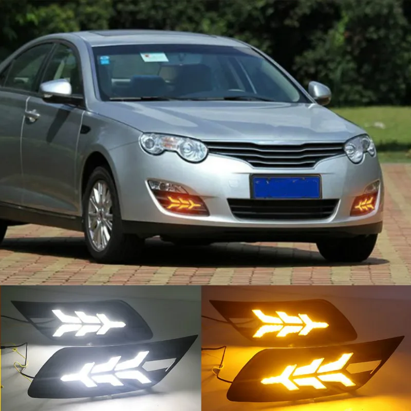 For Roewe 550 2009-2013 daytime light car accessories LED DRL headlight for Roewe 550 fog light