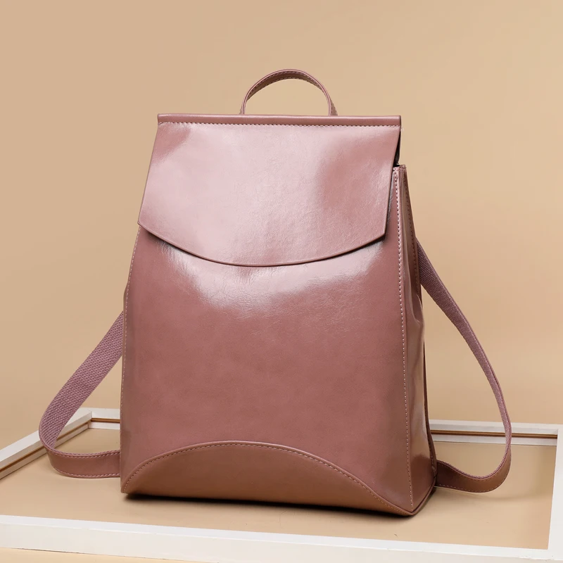 The New Fashion Women Backpack High Quality Youth Leather Backpacks for Teenage Girls Female School Shoulder Bag Bagpack mochila