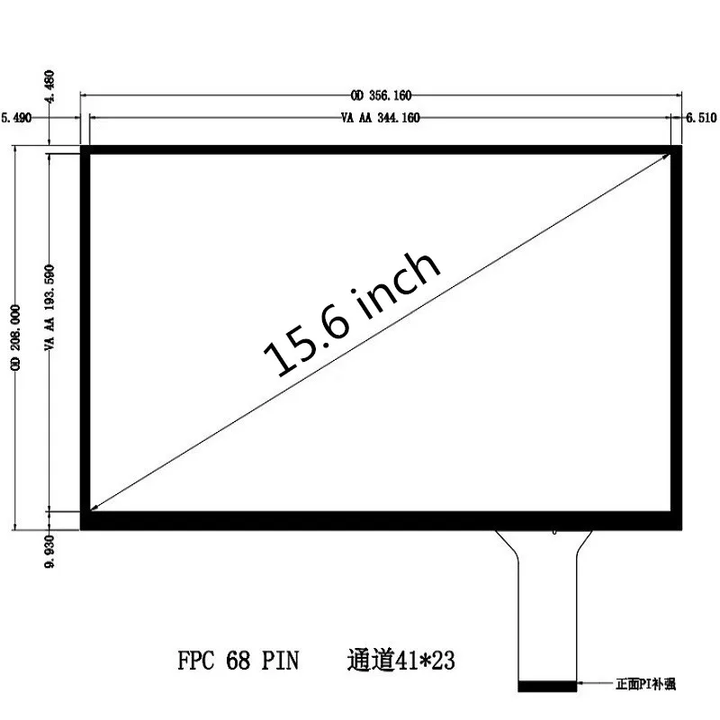 Imagem -04 - Lcd Display Capacitivo Toque Módulo Kit Carro Raspberry pi Jogo Xbox Monitor Ps4 Hdmi 1920x1080 Ips Mini 156