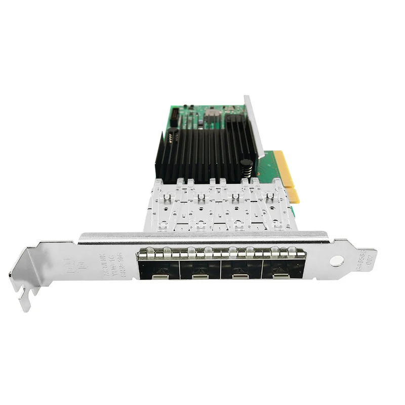 New X710-DA4 Intel XL710-BM1 Chipset 4 Port SFP+ PCIe 3.0 X8 10G Network Card Low Profile Form Factor, New Retail 3 Y Warranty
