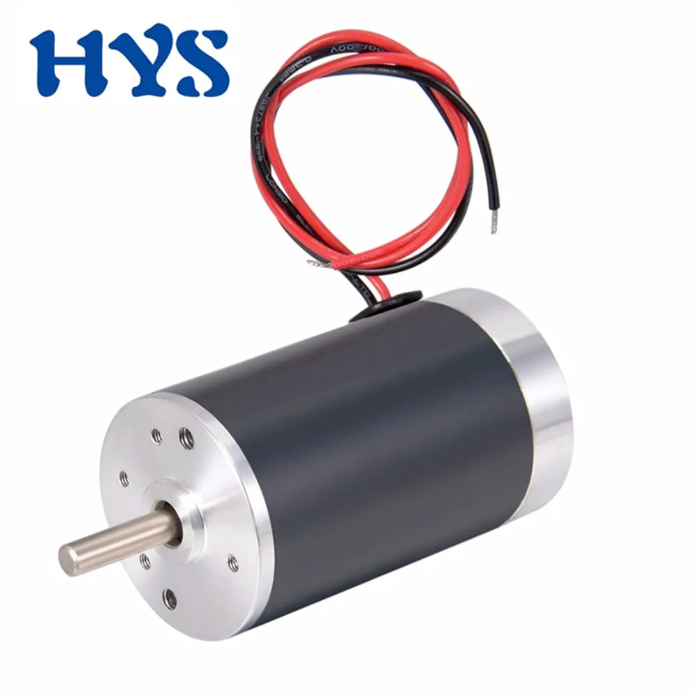 10W High Speed DC Motor 12V 24V 2000/3000/4000/5000/6000rpm PWM Reversed Double Ball Low Noise Micro Motors 12 V DIY Tool 38SRZ