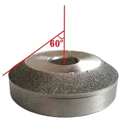 New 60 degree valve diamond grinding wheel, used for repairing the valve seat of motorcycle and automobile engine