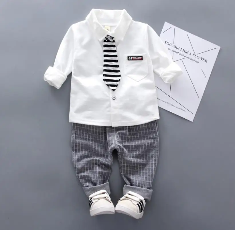2024spring autumn Boys Clothes Sets Fashion Children Gentleman Suits Boy Formal Clothing Kids Wedding Elegant Party 3PCS Outfit