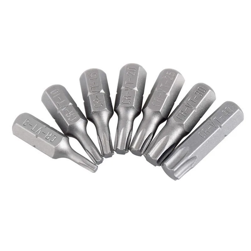 3pcs 25mm Screwdriver Bits Set 1/4 Inch Hex Shank CR-V Electric Screw Drill Bit T10-T40,H2-H6,SL4-SL6,PH1-PH3,PZ1-PZ3