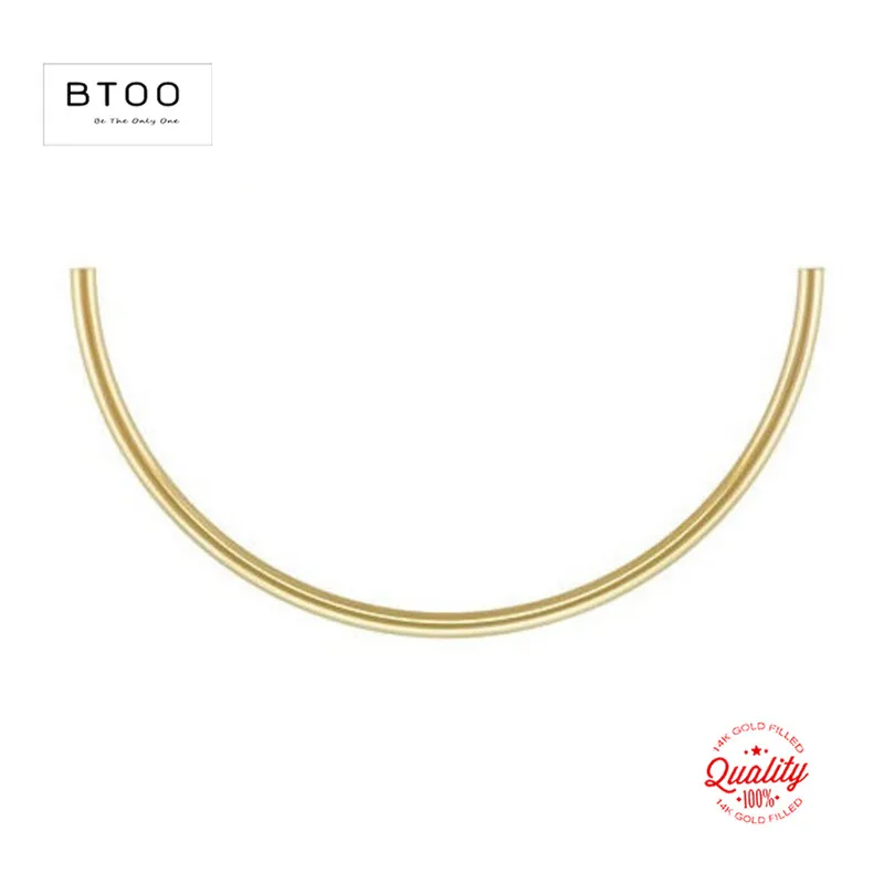 Semicircle Curved Tube 14K Gold Filled Semicircle Curved Tube Connector Jewelry for DIY Bracelet Necklace Bar Connector Ma