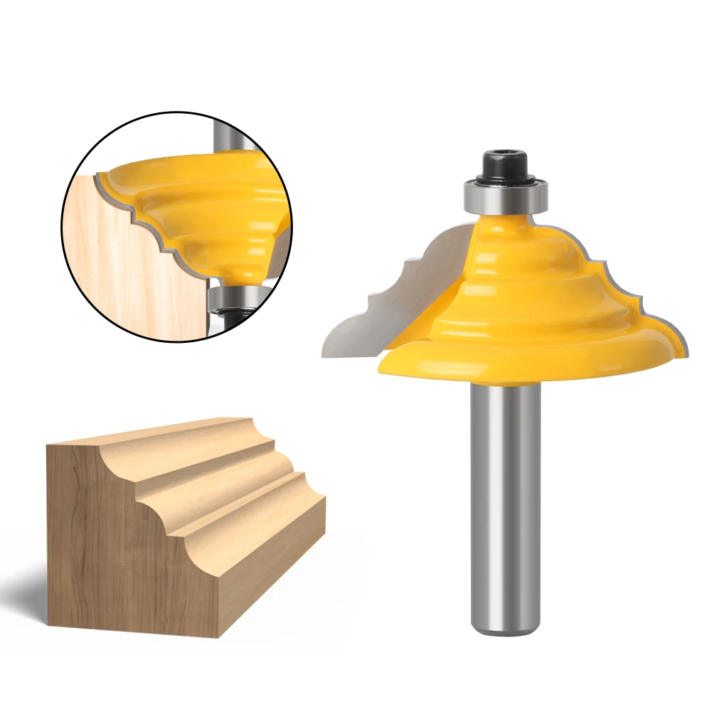 1pc 8mm shanktable borda roteador bit-francês barroco linha faca cortador de madeira tenon cortador para ferramentas de madeira