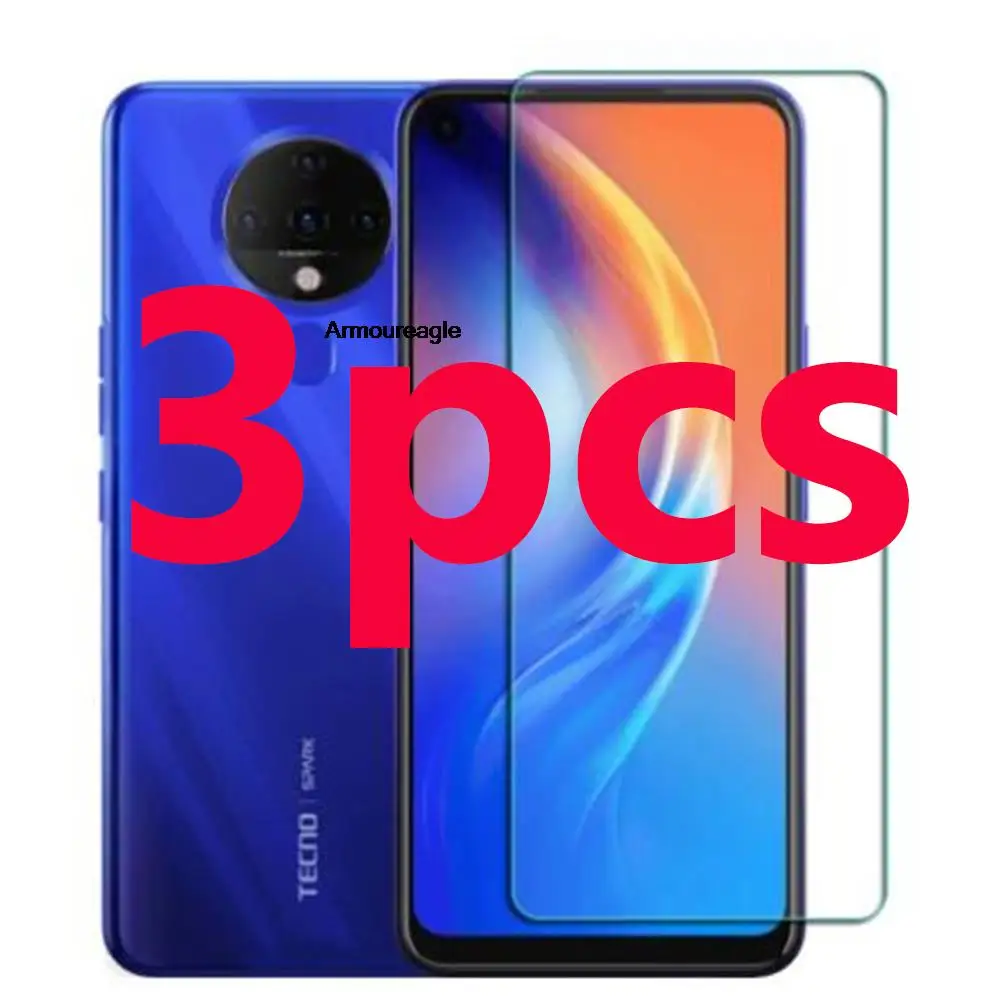 3 шт. закаленное стекло для Tecno Camon 17 Pro 17 P 16 Premier SE S 15 Air Spark 7 7 P 7T Pova 2 Защитная пленка для экрана