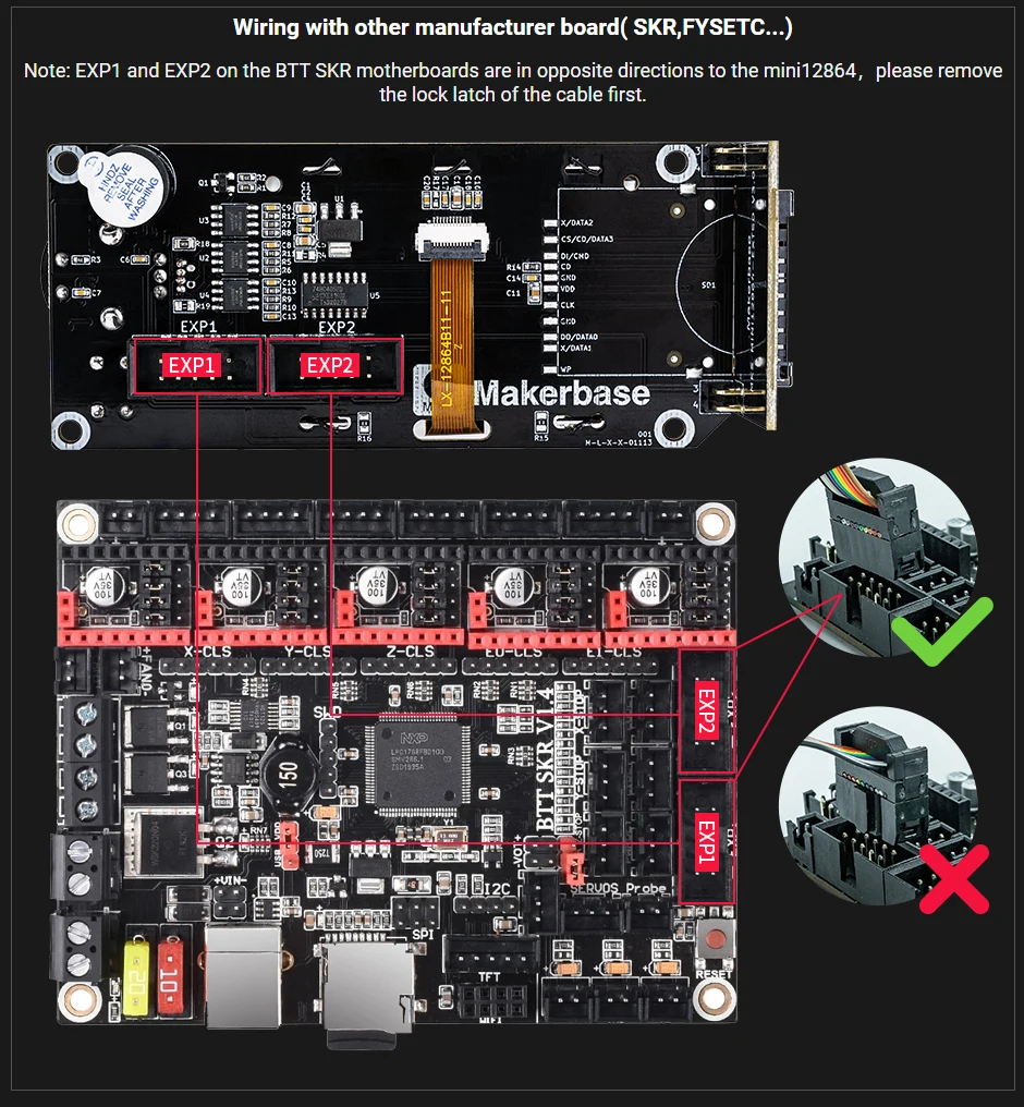 Makerbase MKS MINI 12864 V3 LCD Display Bildschirm Motherboard Smart Display Bildschirm 3D Drucker Teile MKS Gen L SKR VORON 2,4 – Detail 4
