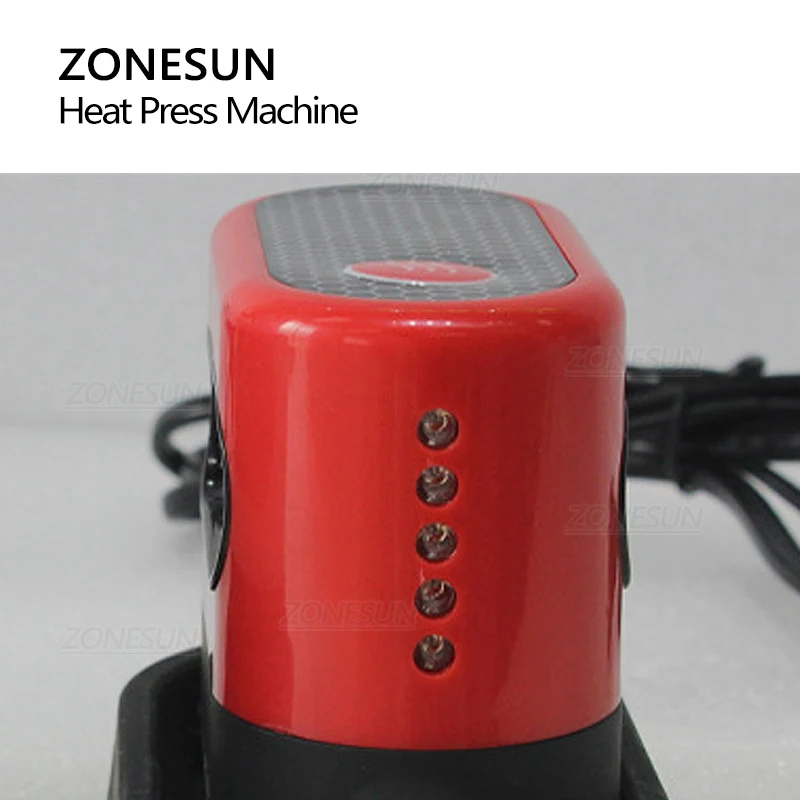 ZONESUN Small Handheld Clothes Shoes Heat Press Machine Thermal Transfer Printer Sublimation Tool