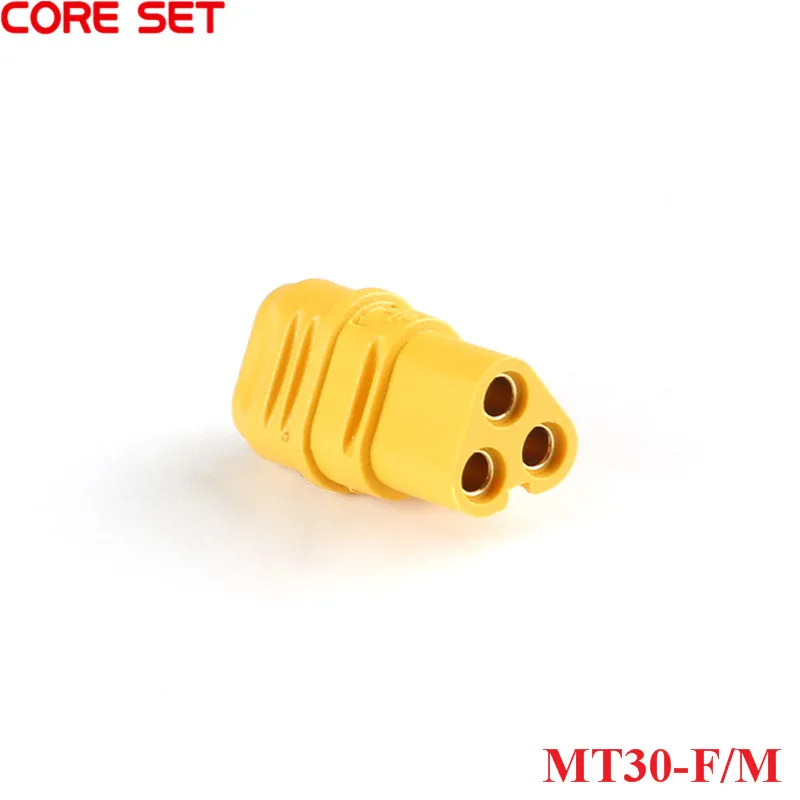 2 Pcs / 1 pair Amass MT30-F/M Connector Plug Female And Male Gold Plated For RC Lipo Battery Parts Quadcopter Multicopter MT30