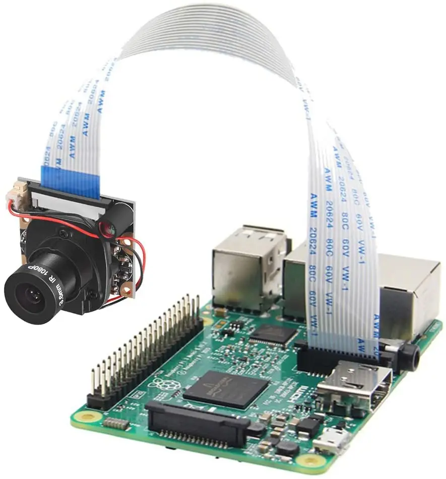 Raspberry Pi 4 B 3 B + Camera Module Automatische Ir-Cut Switching Dag/Nachtzicht Video Module verstelbare Focus 5MP 1080P