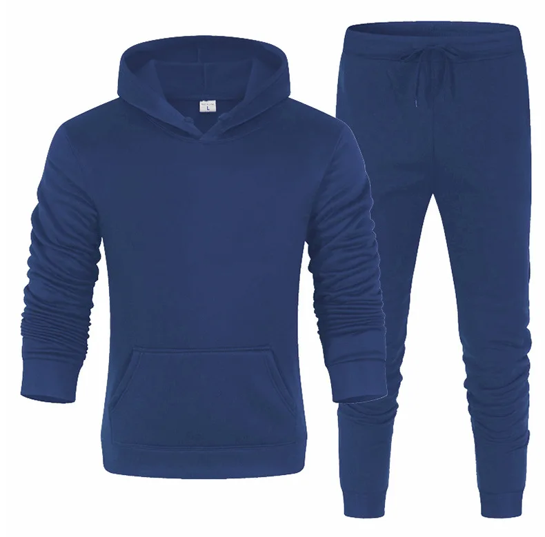 Traje de chándal para hombre y mujer, conjunto de ropa deportiva para correr, Sudadera con capucha para pareja, pantalones personalizados con tu