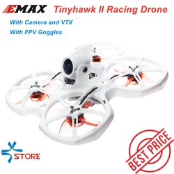 EMAX Tinyhawk II 75mm 1-2S Whoop FPV Racing Drone RC Quadcopter BNF RTF w/ FrSky D8 Runcam 2 Cam Camera 25/100/200mw VTX ESC toy