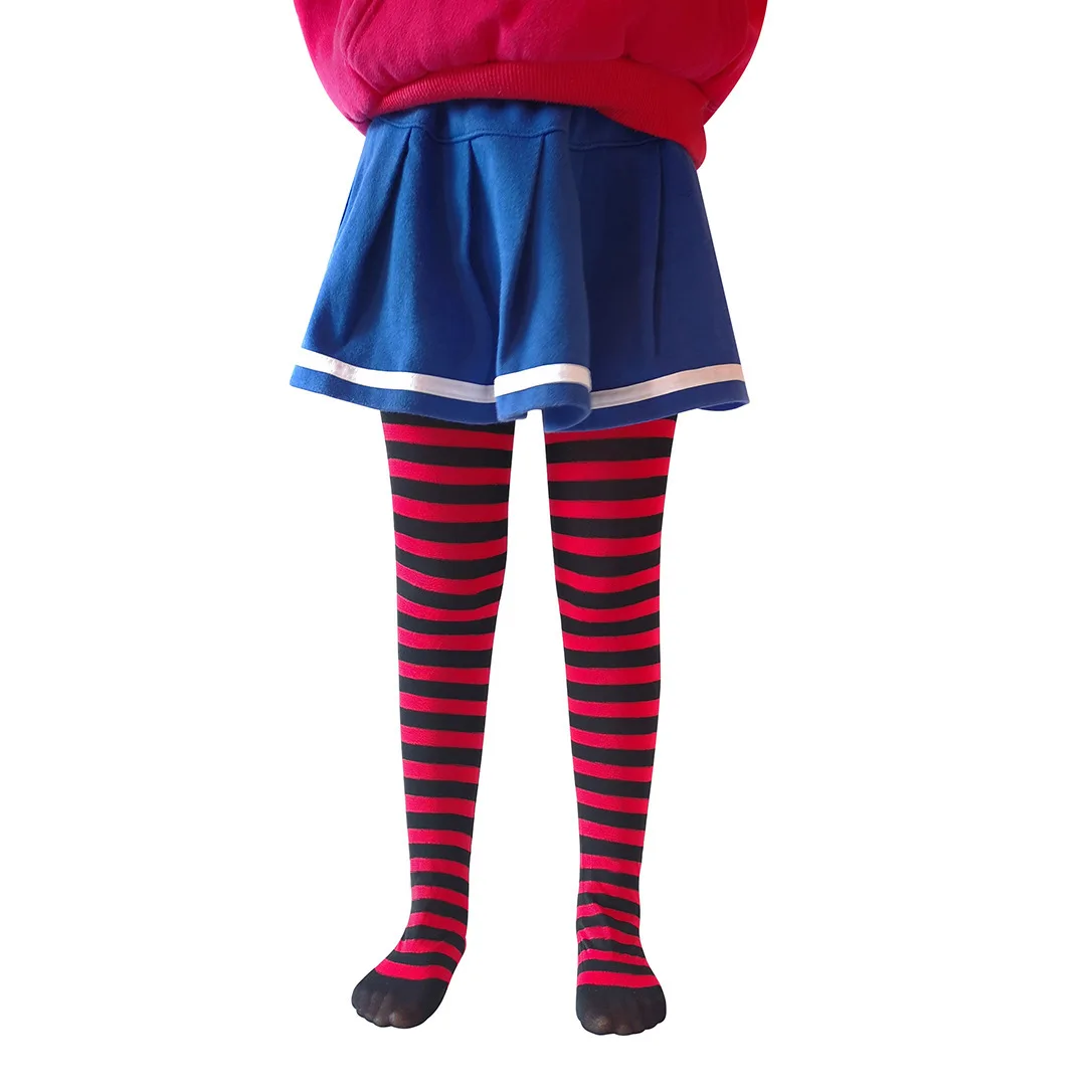 Halloween-Mädchen Gestreifte Strumpfhose Festtagsparty-Kostüm-Requisiten Strumpfhose Kinder-Strumpfhosen Dünne Strümpfe Mädchen-Accessoires – Detail 8