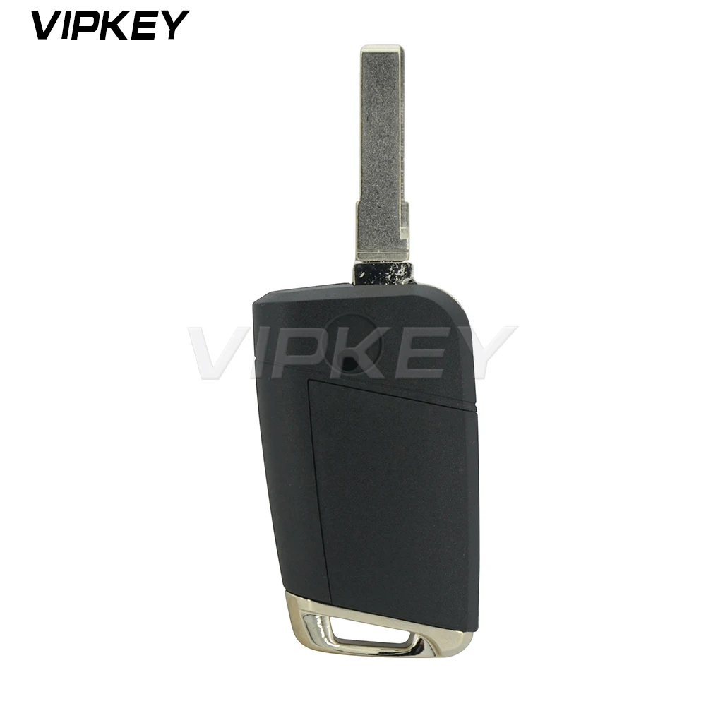 Remtekey Flip Key Shell 3 Button HU66 Blade For VW Golf 7 Volkswagen Key Case 2013 2014 Car Key Cover Replacement