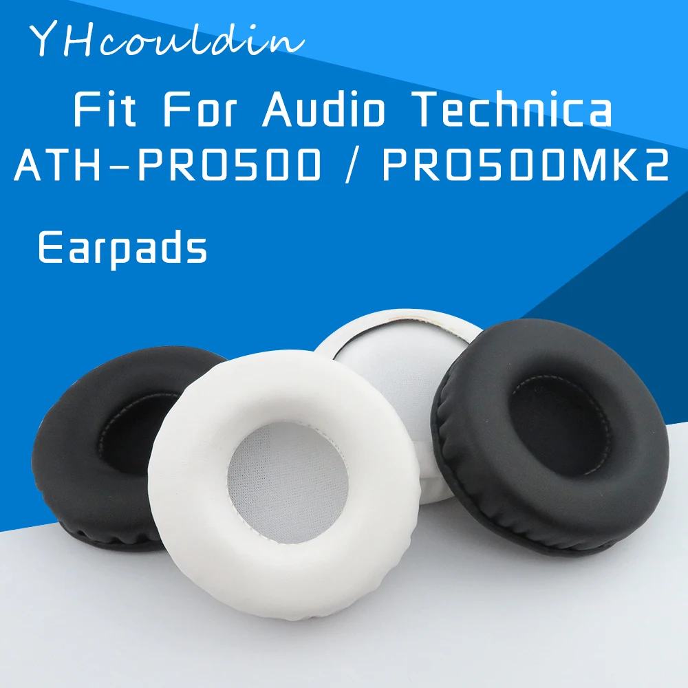 YHcouldin Earpads For Audio Technica PRO500 PRO500MK2 ATH-PRO500 ATH-PRO500MK2 Headphone Accessaries Replacement Leather