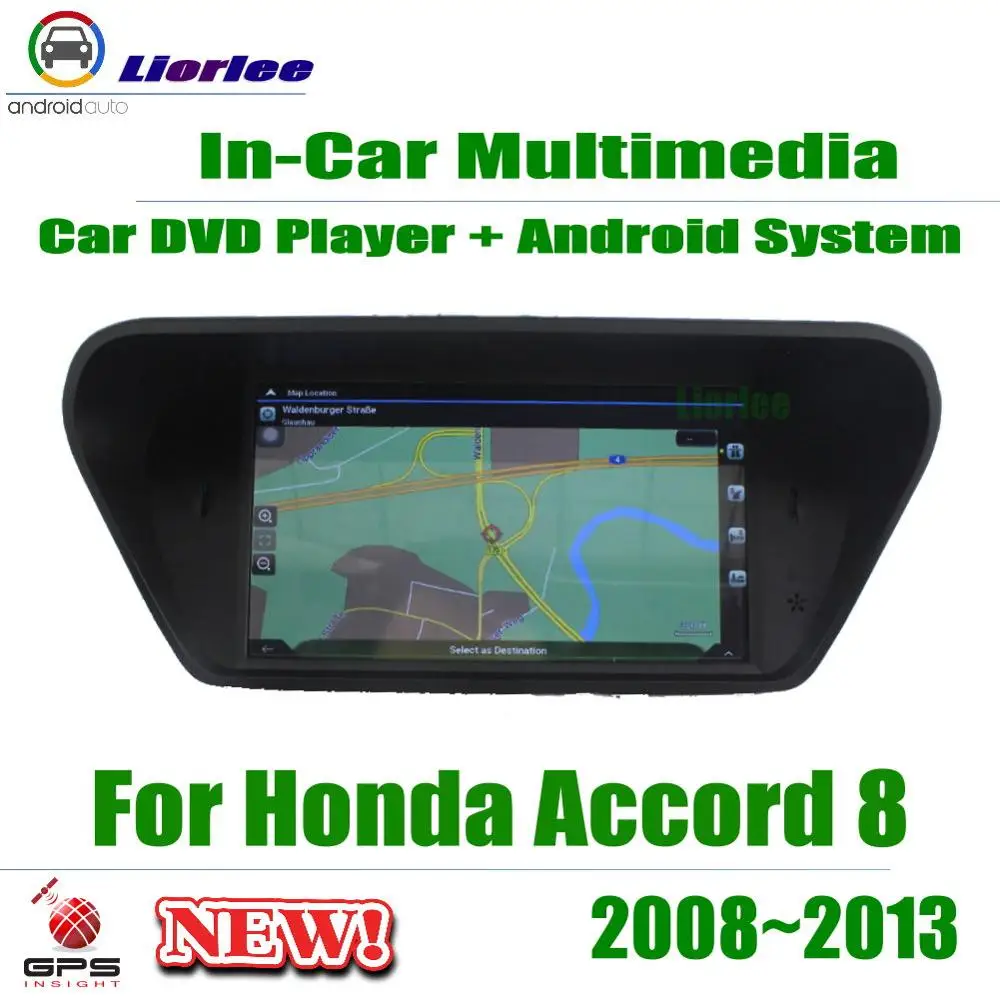 

Для Honda Accord 8 Europe 2008 ~ 2013 Автомобильный мультимедийный плеер Android Радио Навигация wifi Carplay GPS навигационная система