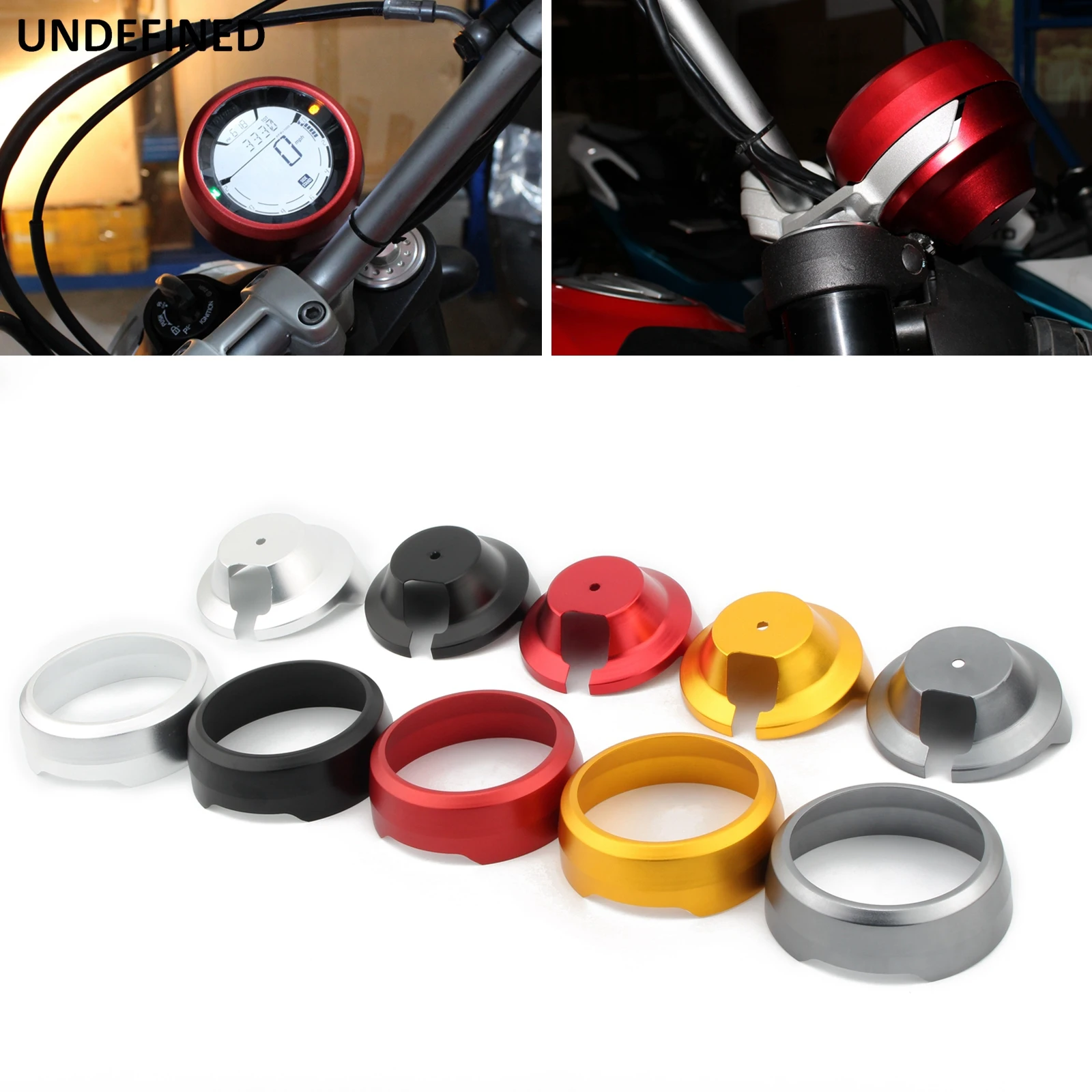 

Lower Instrument Panel Cover for Ducati Scramblers 400 Scrambler 800cc Motorcycle Gauge Meter Protector Covers Aluminum CNC