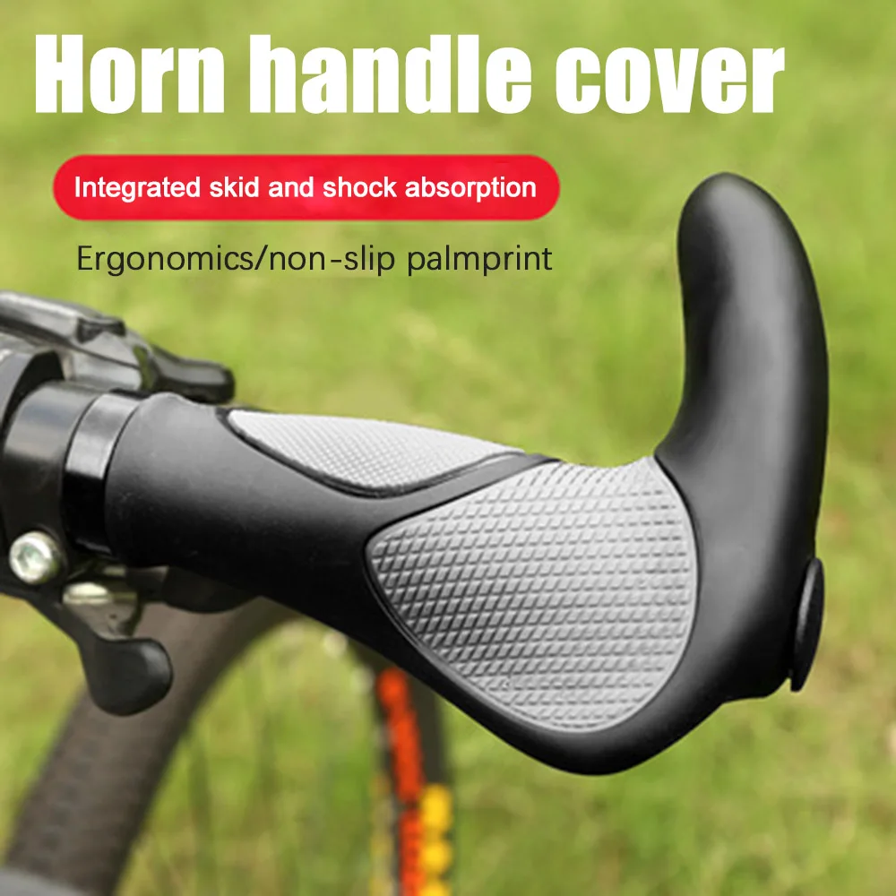 Bicycle Grips TPR Rubber Integrated MTB Cycling Hand Rest Part Mountain Bike Handlebar Casing Sheath Shock Absorption