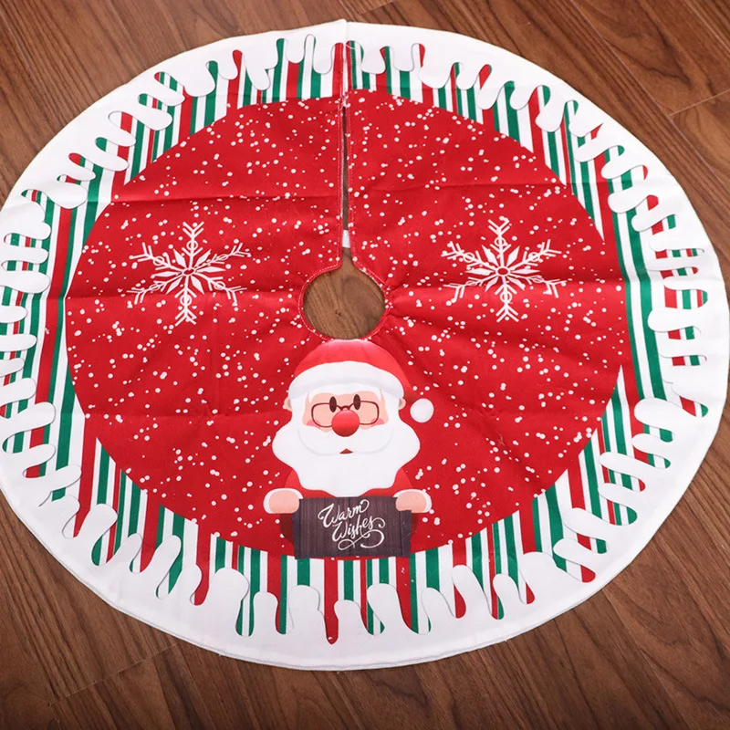 

Christmas Tree Skirts Party Festive Christmas Decorations For home Xmas New Year Floor Mat Carpet Santa Claus Deer Aprons