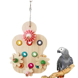 Parrot Chew Toy Interactive Educational Trainer for Large Parrot Large Parrot Birds