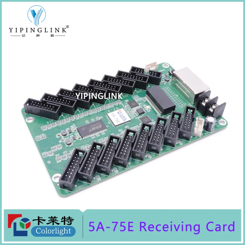 Colorlight 5A-75E การ์ดรับสําหรับผนังวิดีโอ LED สีเต็มรูปแบบในร่มกลางแจ้ง