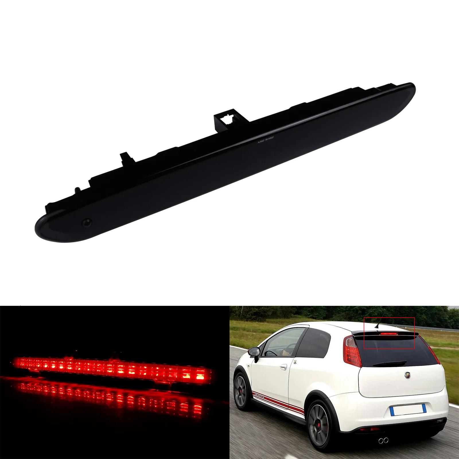 

Rear LED 3rd Third High Level Brake Stop Light Lamp For Fiat Grande Punto Evo Abarth